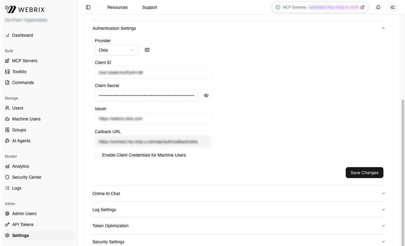 Configure Okta in Willow
